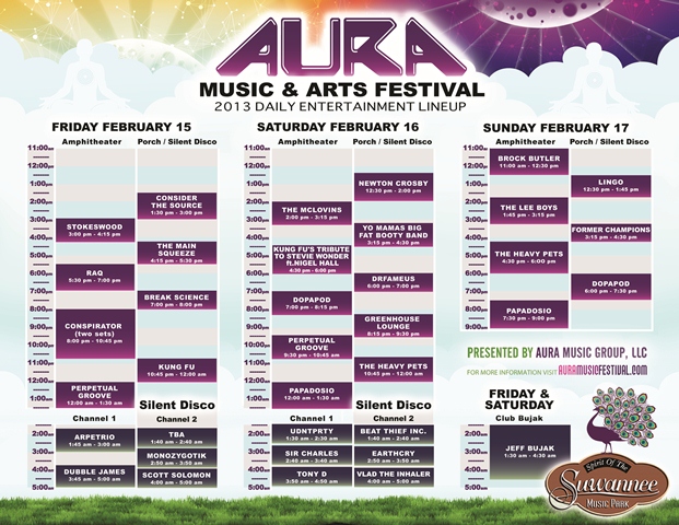 AURA Music & Arts Festival releases schedule + adds Break Science