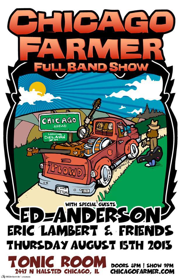 Chicago Farmer Debuts Full Band in Chicago on August 15