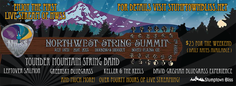 The 12th Annual Northwest String Summit will be Streamed Live!