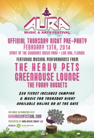 AURA Announces Official Thursday Pre-Party with The Heavy Pets