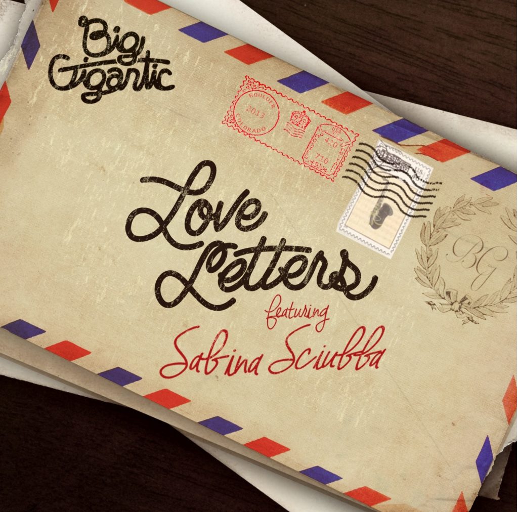 BIG GIGANTIC Team with Sabina Sciubba (Brazilian Girls) for "Love Letters"