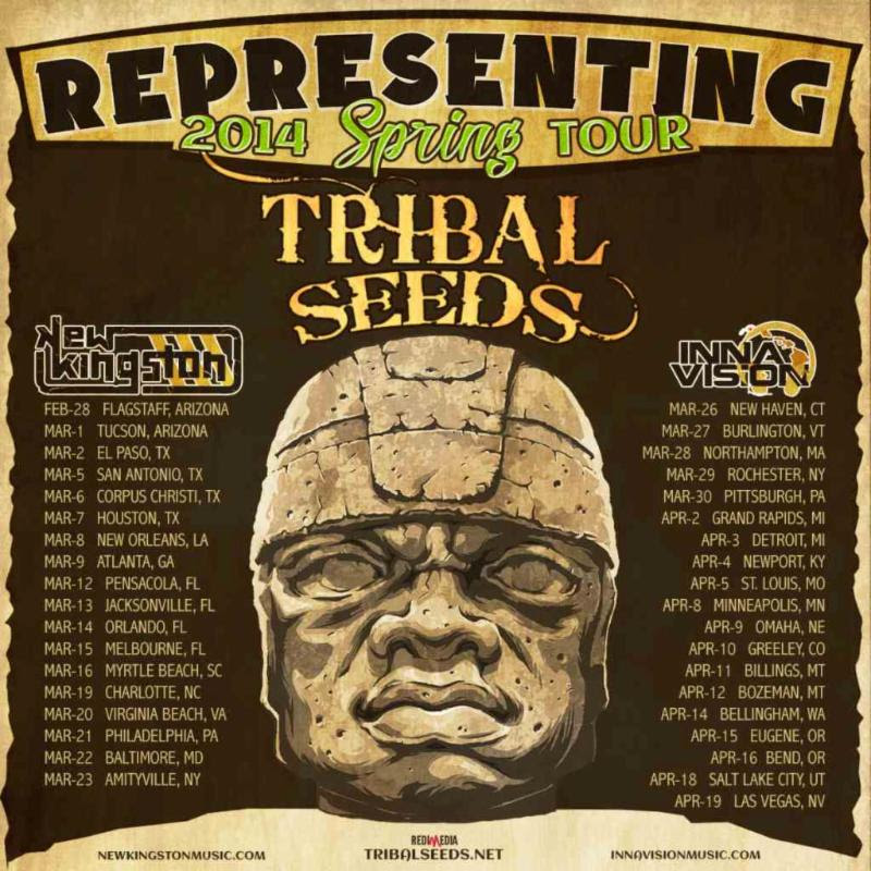 Tribal Seeds Announce Spring Headlining REPRESENTING Tour