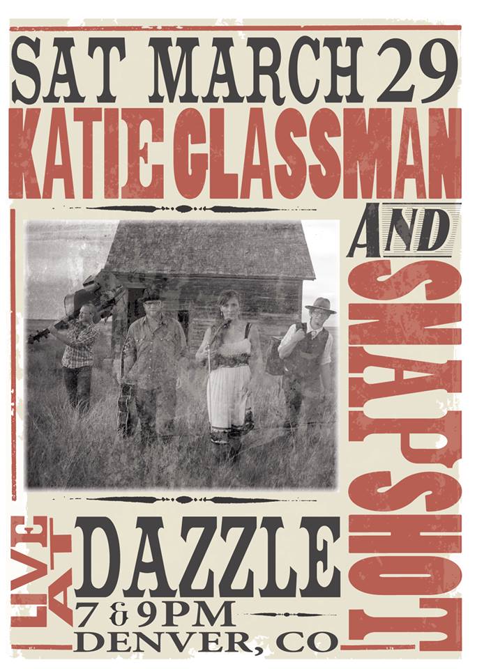 Catch Katie Glassman & Snapshot @ Dazzle Jazz in Denver on 3/29