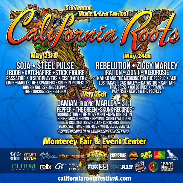 5th Annual California Roots Music & Arts Festival over Memorial Day Weekend