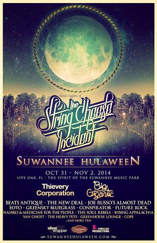 Initial Lineup Unveiled for String Cheese's Suwanee Hulaween