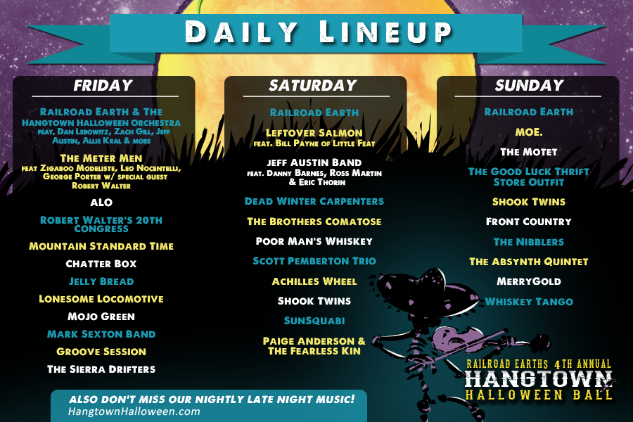 Hangtown Halloween Ball Announces Daily Schedule