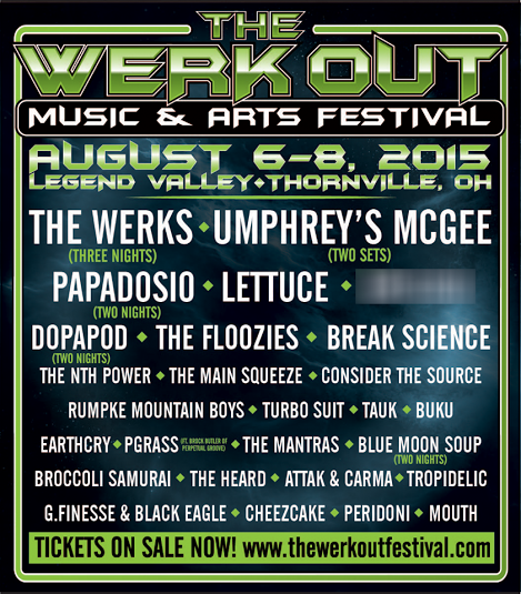 Umphrey's McGee Added to The Werk Out Festival