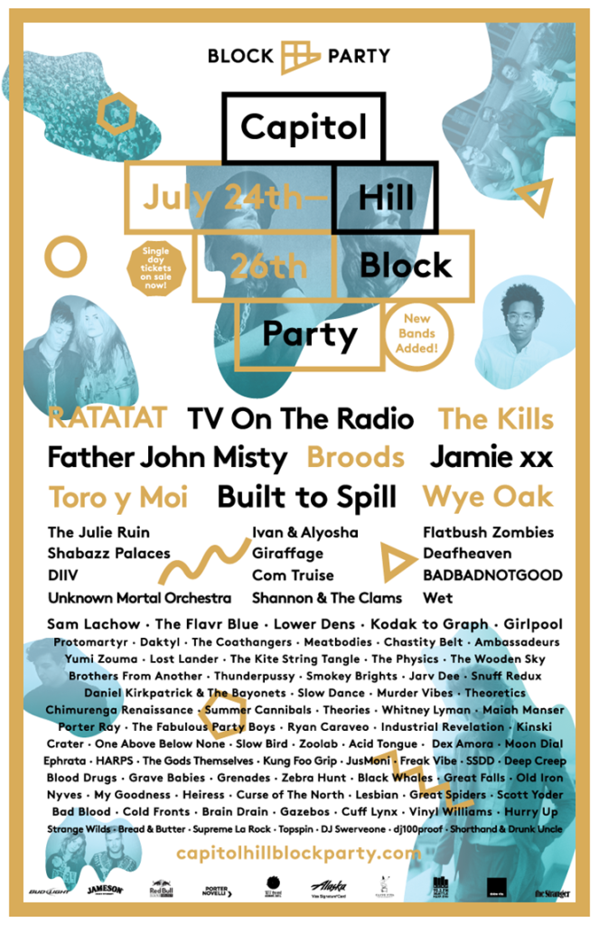 Capitol Hill Block Party Announces Full 2015 Lineup