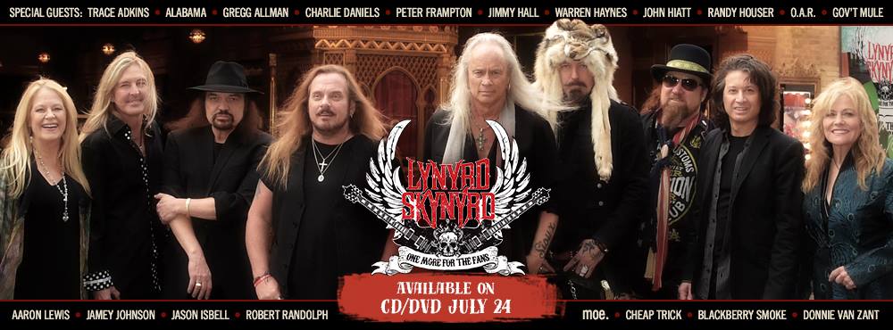 Lynyrd Skynyrd One More For The Fans All-Star CD/DVD Out Tomorrow