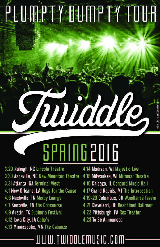 Twiddle Announces 2016 Spring Tour