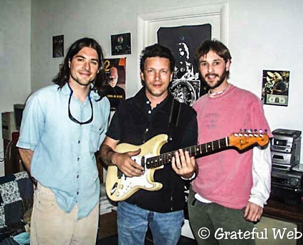 Grateful Web founder Mike Moran, Steve Kimock and Grateful Web's Aaron Dietrich