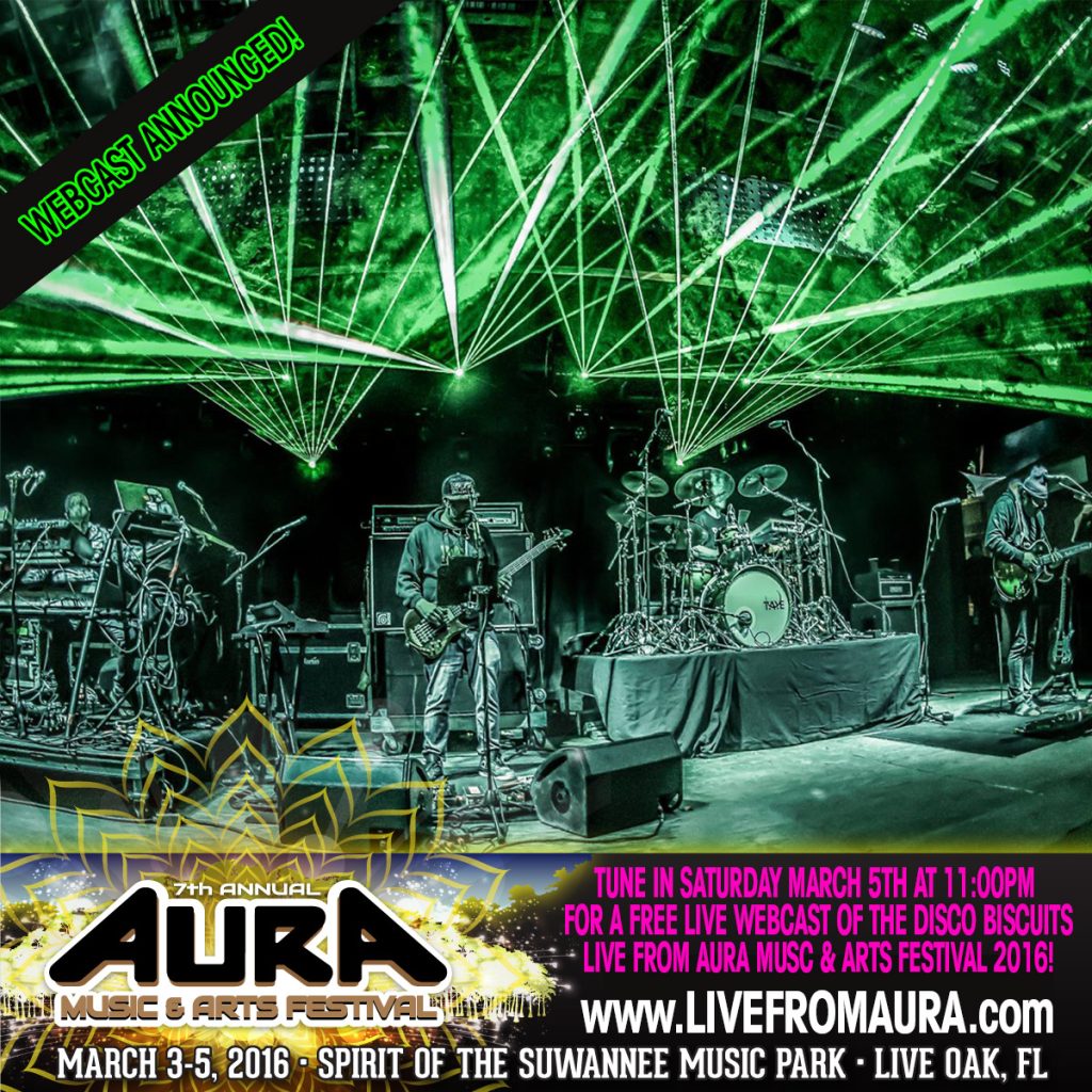 Live Biscuits Webcast on Saturday @ AURA
