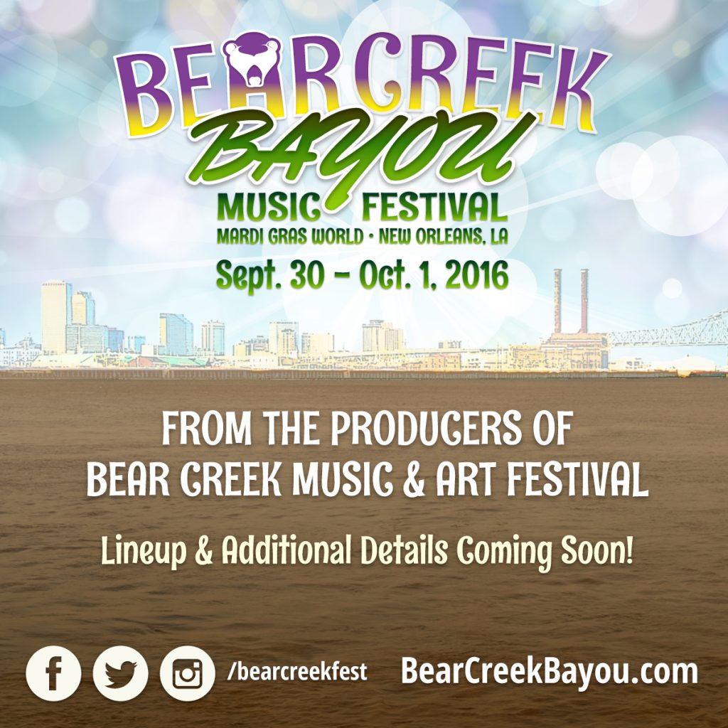 Inaugural Bear Creek Bayou Music Festival