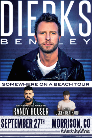 Dierks Bentley Adds 2nd Night at Red Rocks