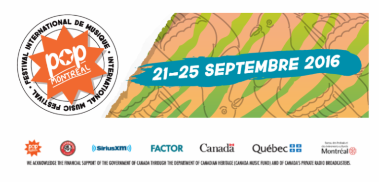 POP Montreal Announces Initial 2016 Lineup