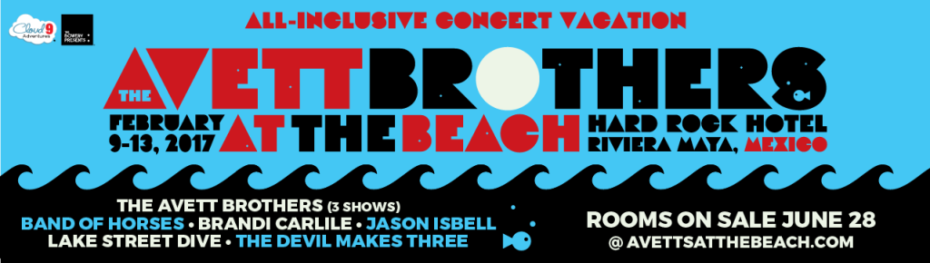 The Avett Brothers At The Beach in Mexico