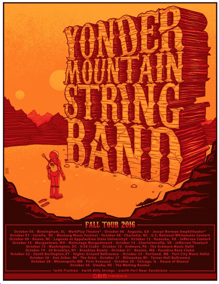 Yonder Mountain String Band Fall '16 Tour