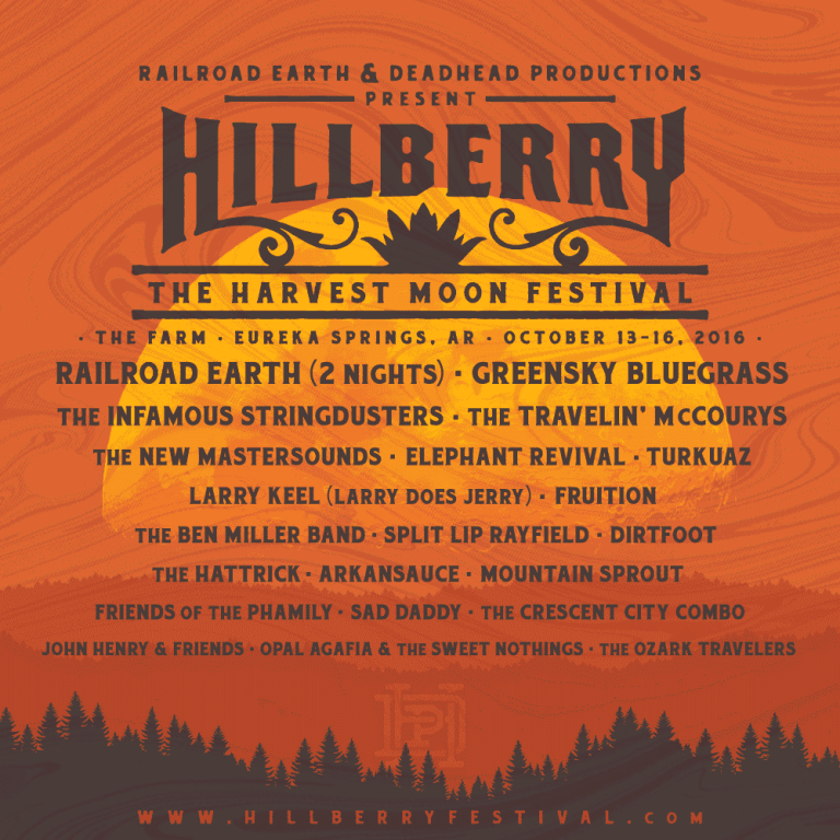 Hillberry: The Harvest Moon Fest. Schedule