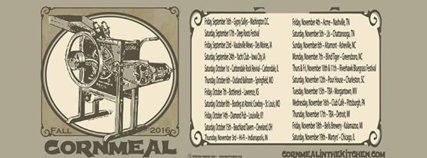 Cornmeal Announces 2016 Fall Tour Dates