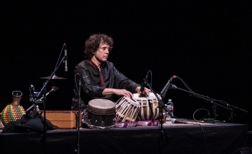 Zakir Hussain with Mickey Hart & Niladri Kumar