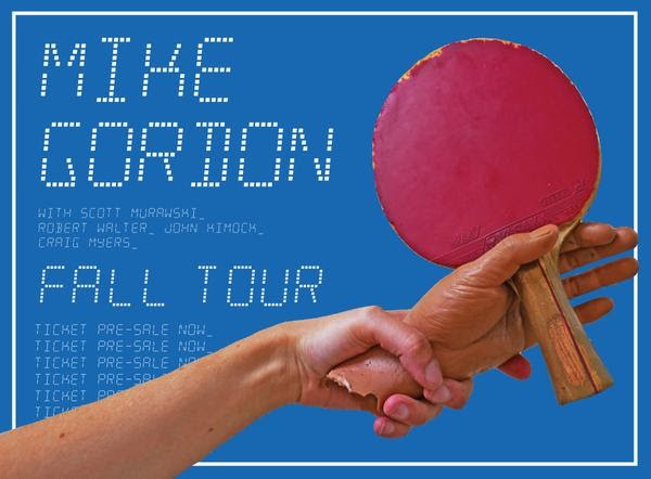 MIke Gordon Tour Kicks Off Next Week