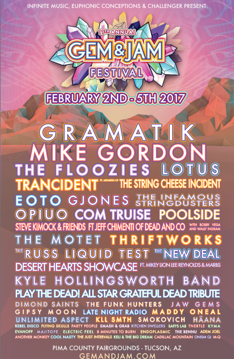 Mike Gordon Added to Gem & Jam Festival