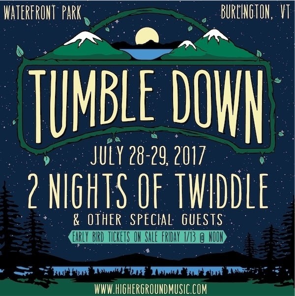 Twiddle's Tumble Down to Return to Burlington