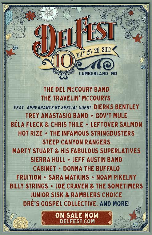 Delfest Announces 2017 Initial Lineup