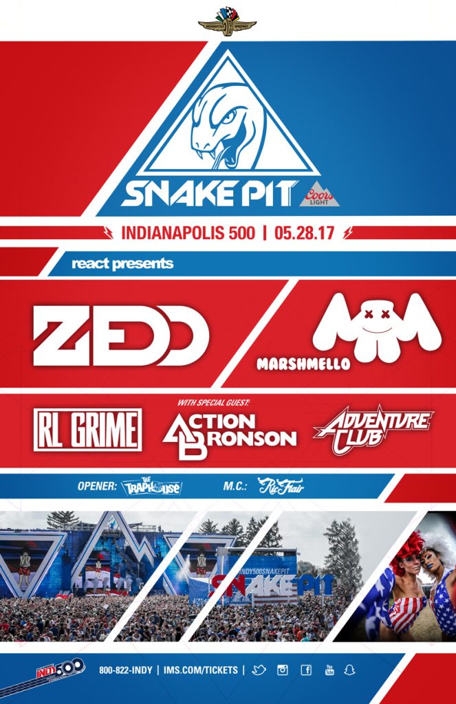 2017 Indy 500 Snake Pit Lineup Announced