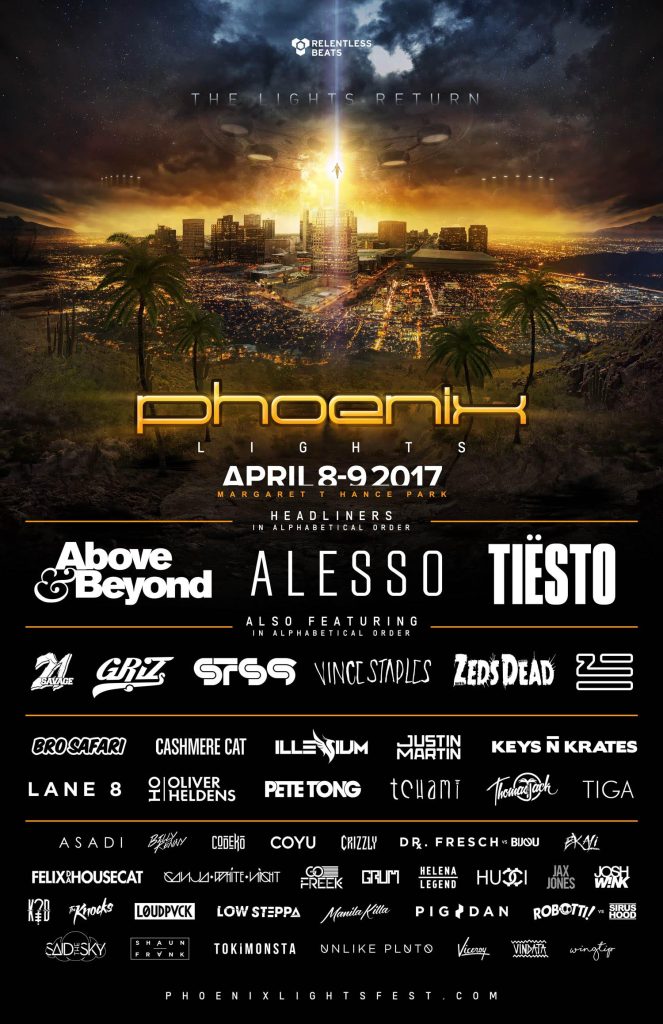 Phoenix Lights Announces 2017 Lineup