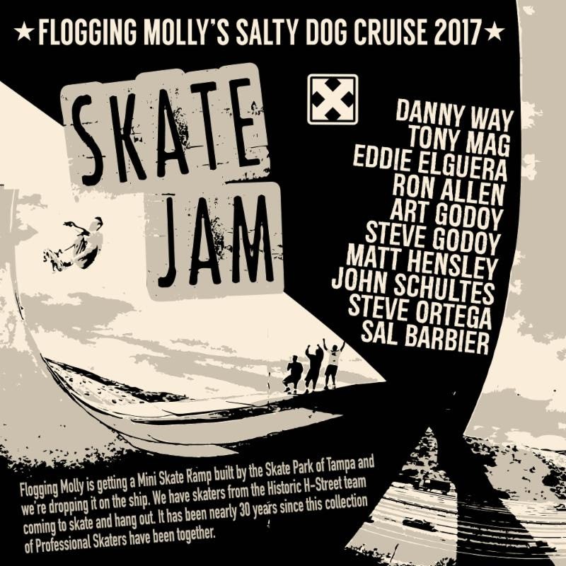 Flogging Molly's Salty Dog Cruise in March