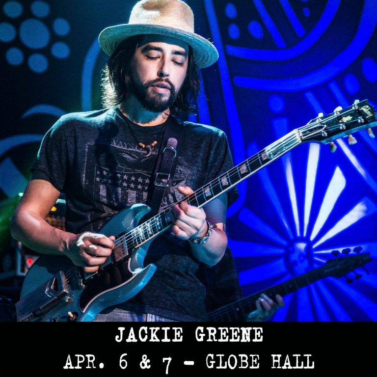 Jackie Greene to perform at Globe Hall, April 6 & 7