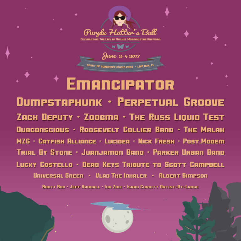 Purple Hatter's Ball Adds More Artists