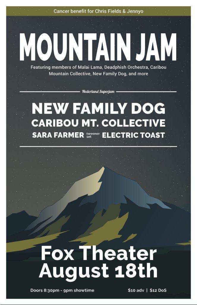 Just Announced: Nederland Mountain Jam @ Fox Theatre