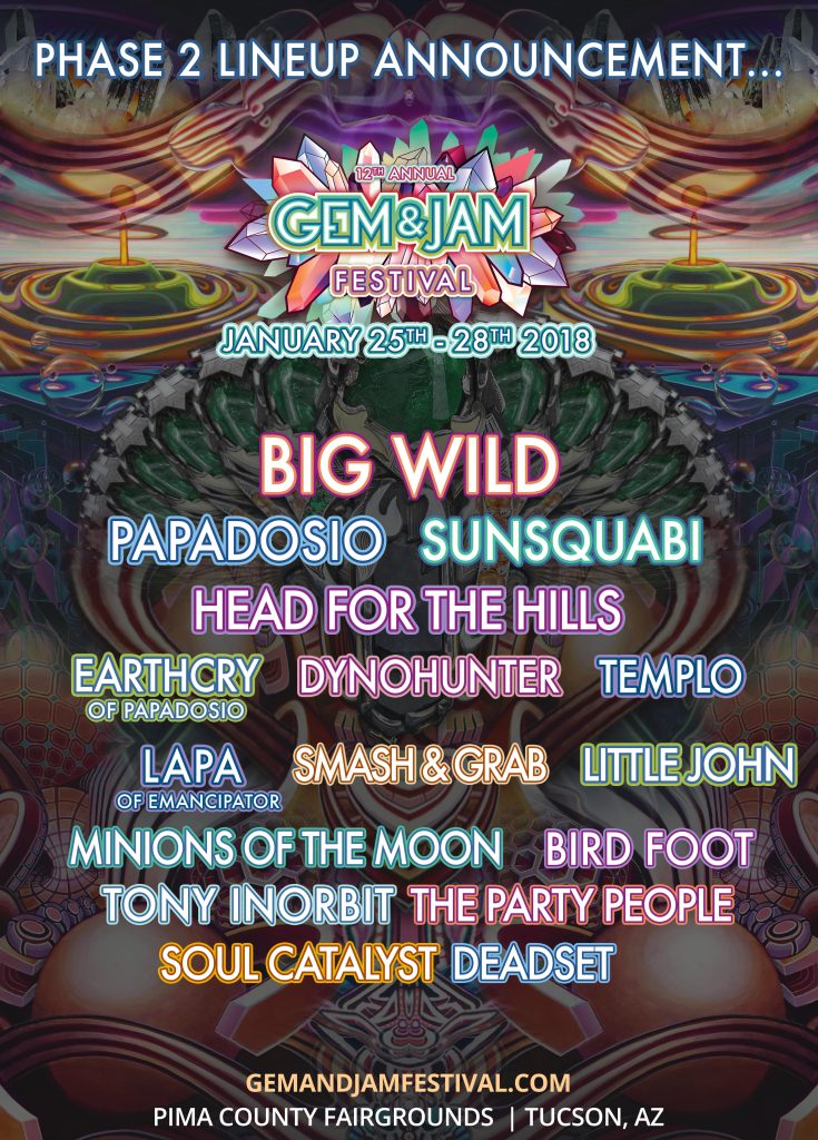 Gem & Jam Announce Phase 2 Lineup