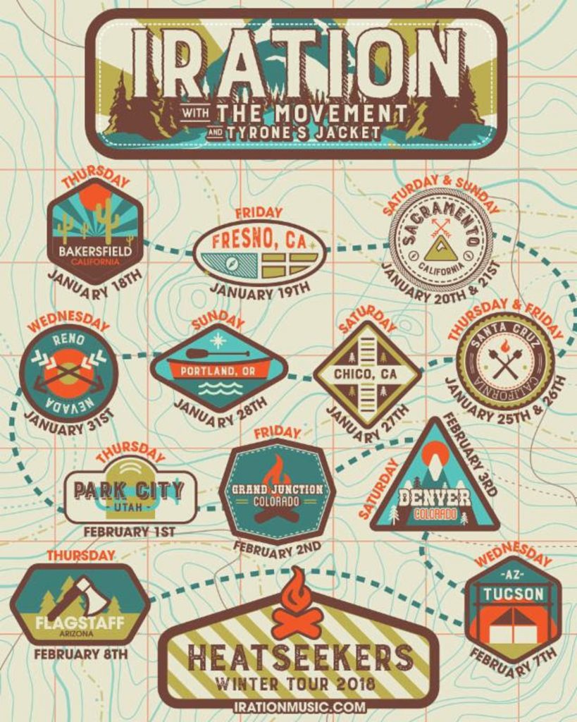 IRATION Announces 'Heatseekers Winter Tour 2018'