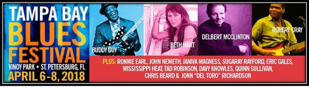 Tampa Bay Blues Festival 2018 Announces Lineup