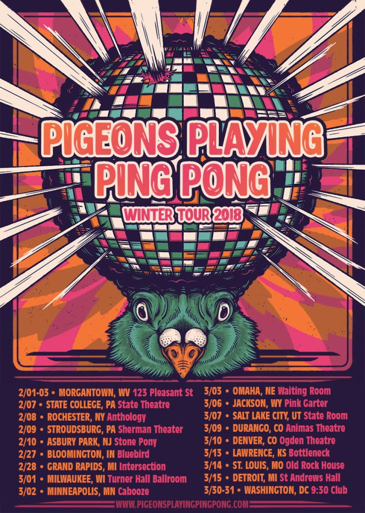 Pigeons Playing Ping Pong Announces Multi-Night Runs in Morgantown & D.C.