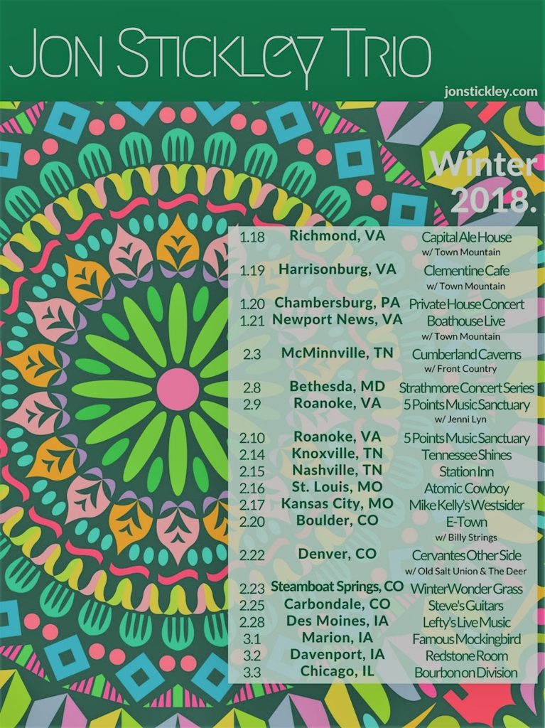 Jon Stickley Trio Announces Winter Tour 2018