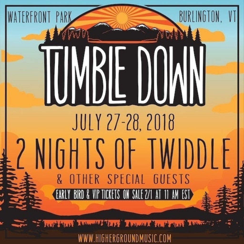 Twiddle's Tumble Down Returns to Waterfront on July 27th & 28th