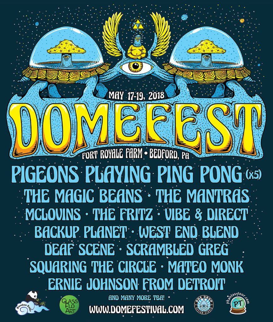 Pigeons Playing Ping Pong Presents Initial Lineup For Domefest 2018
