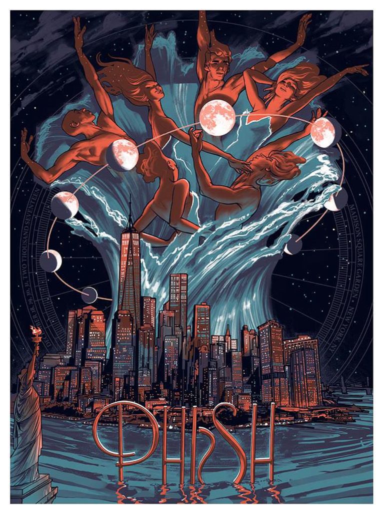 Phish 2017/2018 New Year's Signed Poster Charity Auction