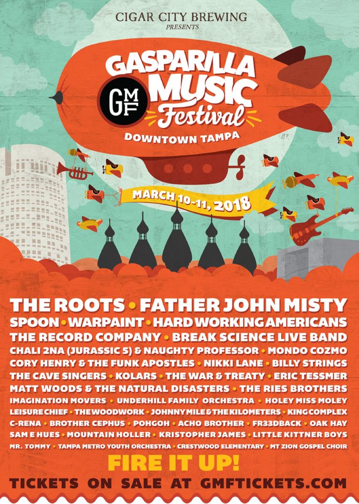 7th Annual Gasparilla Music Festival Lineup Revealed