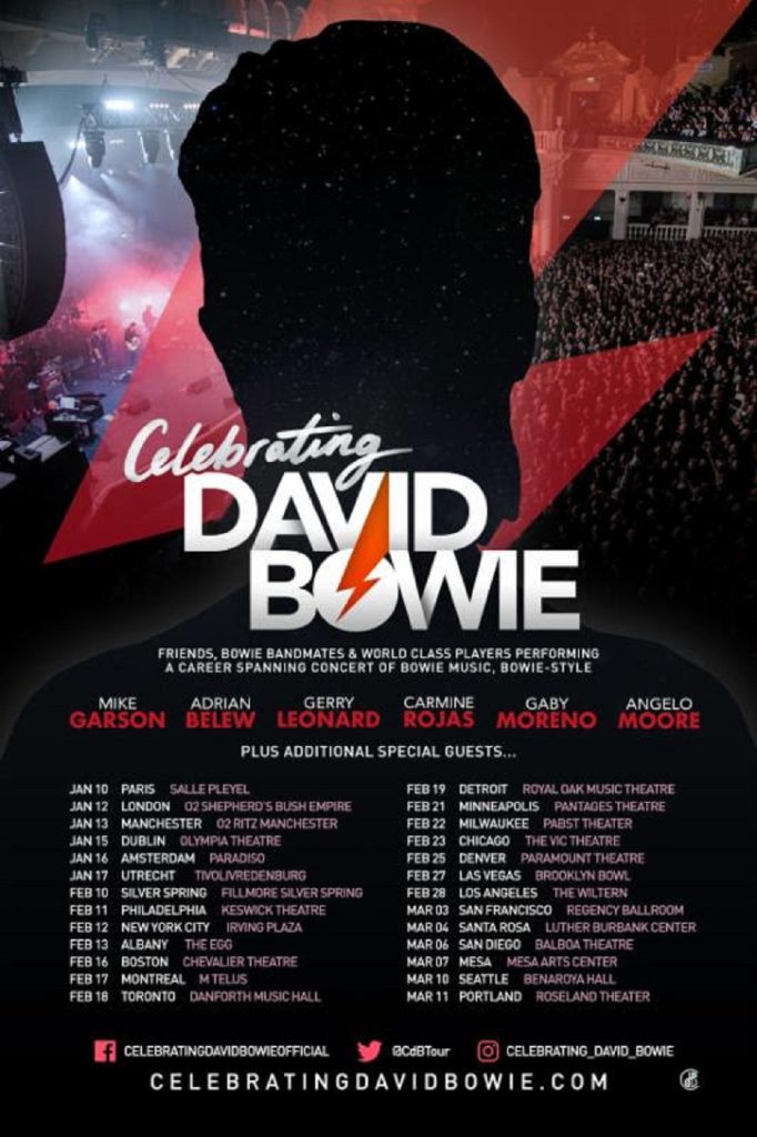 CELEBRATING DAVID BOWIE Reveals Special Guests Ahead of Tour Kickoff