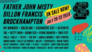 Capitol Hill Block Party Releases Partial 2018 Lineup