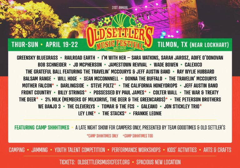 Old Settler's Music Festival Unveils Schedule