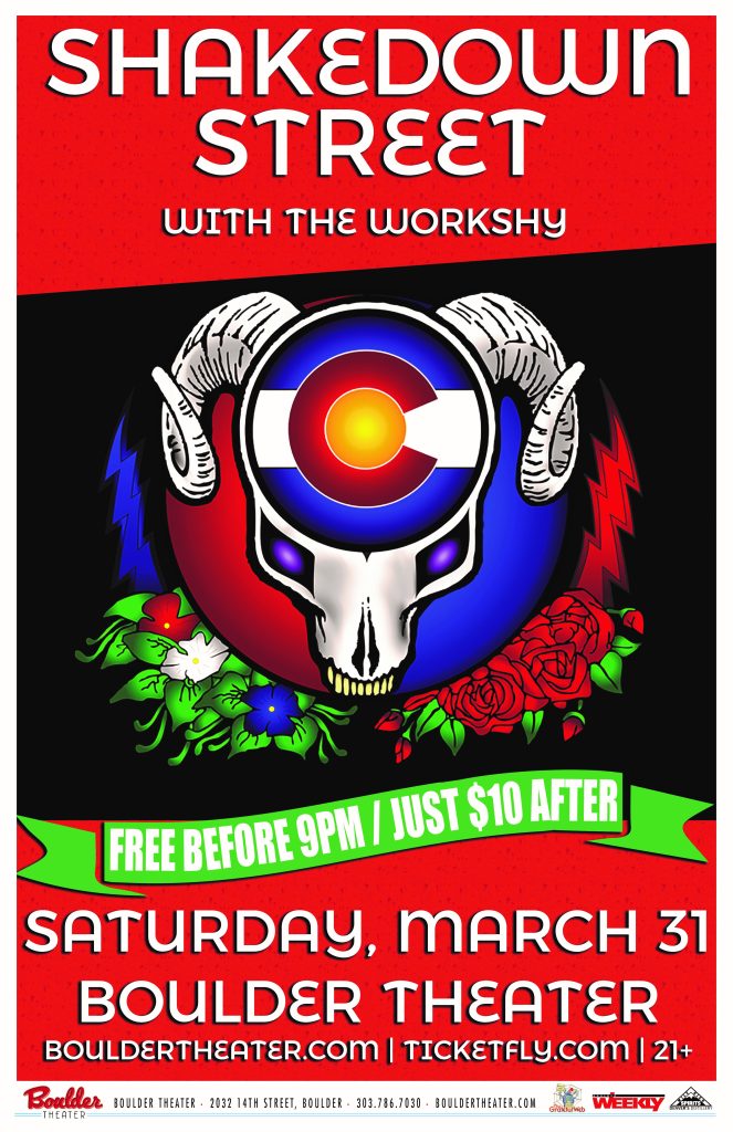 Just Announced: Shakedown Street @ Boulder Theater | 3/31/18