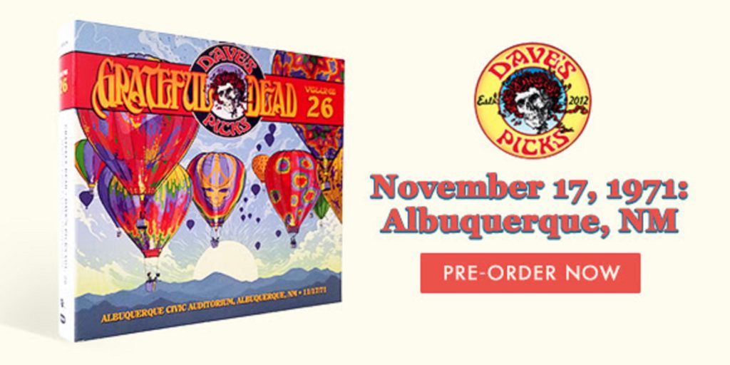 Now Available For Pre-Order: Dave's Picks Volume 26