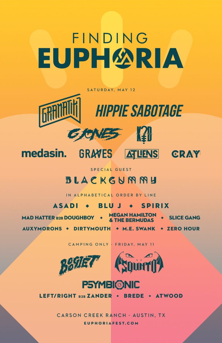 Finding Euphoria Releases 2018 Lineup