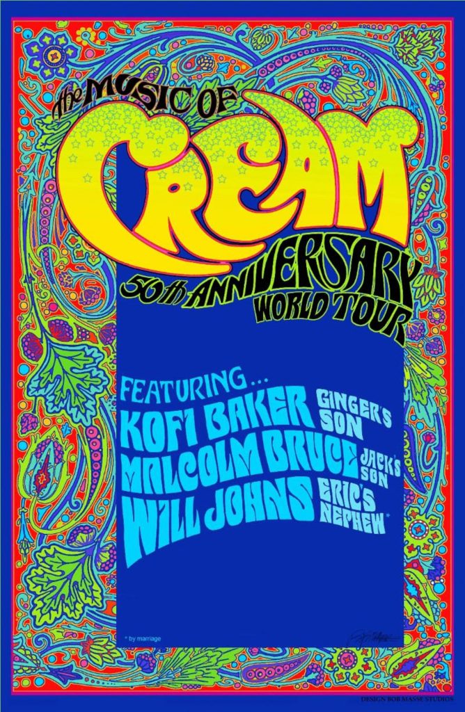 THE MUSIC OF CREAM: 50th ANNIVERSARY WORLD TOUR To Tour Across North America This Fall